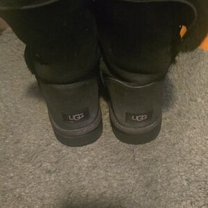 UGG Classic Black Ankle Boots